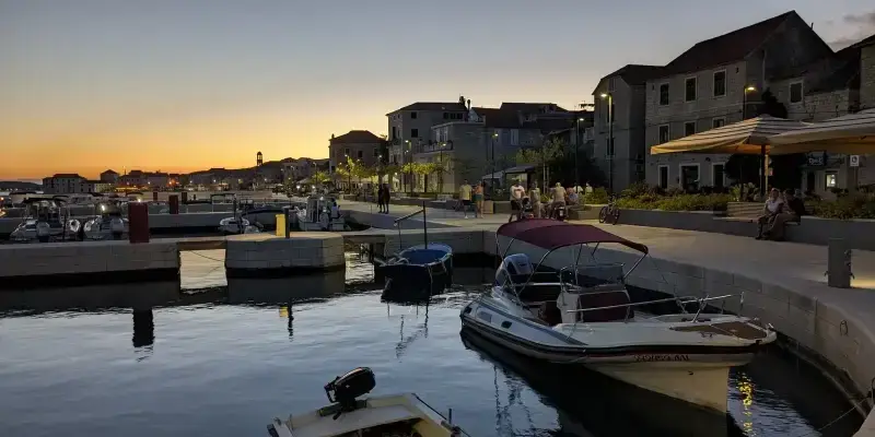 Kaštel Stari Marina Looking Towards Kaštel Novi